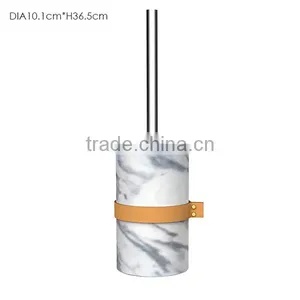 2016 the Mostly Popular Handmake Marble Simple Style Bathroom Accessories Set With Leather Handle thumbnail-5