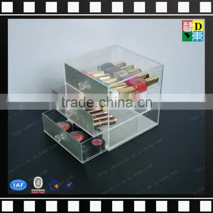 2016 Clear Plexiglass Customized Display Drawers Acrylic Cosmetic Box,cosmetic Organizer Box thumbnail-1