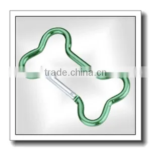 Little Bone Shape Carabiner Keychain thumbnail-1
