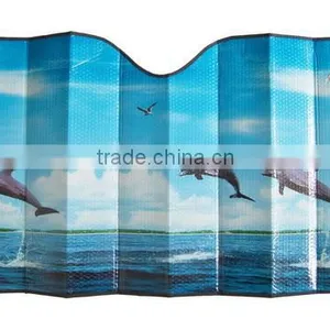 Aluminium Dolphin Car Sun Shade thumbnail-4