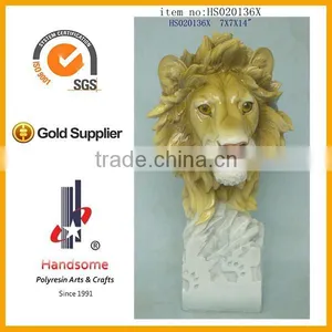 New Design Resin Lion Head thumbnail-1