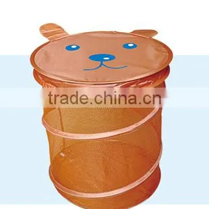 Folding Pop-up Portable Mesh Laundry Hamper thumbnail-1