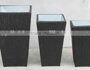 Garden Furniture Polyrattan Flower Pot thumbnail-1
