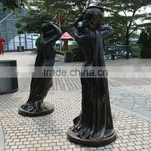 Landscape Bronze Lady Sculpture thumbnail-6