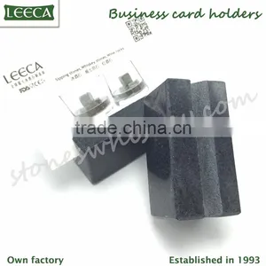 Black Rock Stone Basalt Business Card Holder Office Stationery Set Promotional Gifts thumbnail-1