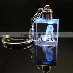 Best Selling Heart Shape Led Crystal Key Ring,Crystal Key Chain,Led Crystal Key Ring for Little Gift thumbnail-1