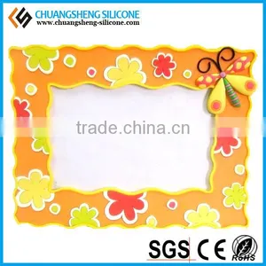 2016 Most Popular Colorful Silicone Picture Frames, PVC Photo Frame, Lovely Wooden Frame thumbnail-4