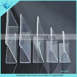 POP Clear Slant Back Acrylic Sign Holder thumbnail-4