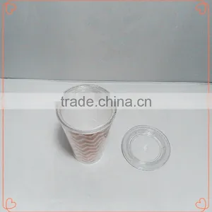 Wholesale Fashion Customized Coco Cola Cup With Straw for Plastic Cup thumbnail-2