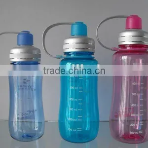 Space /Plastic Transparent Water Bottles With Rotating Cap Lid thumbnail-1