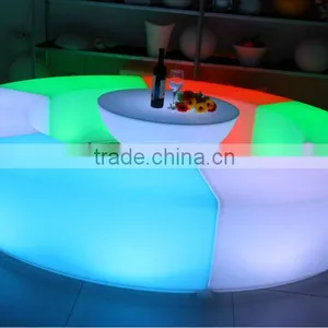 Elegant Popular Led Rechargeable Illuminated Bar Stool Chair thumbnail-4