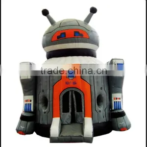 (HD-9808) 2014NEW!Alien Robots Inflatable Bounce House Kids Birthday Party Themes for Boys thumbnail-1