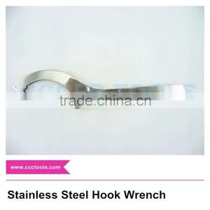 Non-magnetic Stainless Steel Hook Wrench,SS Hook Spanner thumbnail-1