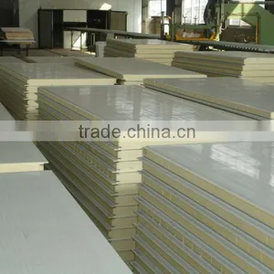 Wall Sandwich Panel/ Polyurethane / PU Wall Panel With Double Sided Color Steel thumbnail-1