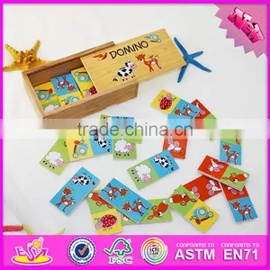 2016 New and Popular Children Wooden Domino Gift W15A062 thumbnail-1