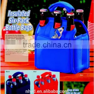 New Hot Neoprene Insulated Six-pack Bottle Bag thumbnail-1