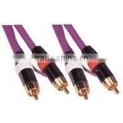 Pearlized Pansy Jacket 2*RCA Plug to 2*RCA Plug Cable thumbnail-1