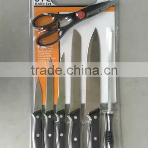 8PCS Knife Set With Knife Sharpener thumbnail-1