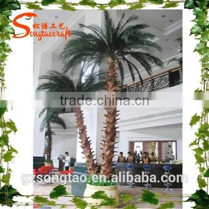 Gaungzhou Songtao Supplier Artificial Palm Tree Fake Plame Tree Fiberglass Artificial Palm Tree thumbnail-3