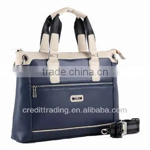 Good-looking PU Leather Mens Briefcase/Computer Bag With Zipper thumbnail-1