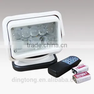 High Quality Marine Led Search Light 12v, 24v Marine Work Lights, Remote Control Spot Light 50W thumbnail-1
