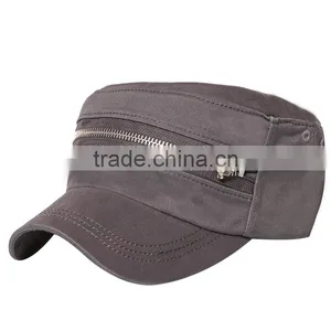 2016 Fashion Style Military Caps Custom Sport Military Hat With Zip thumbnail-3