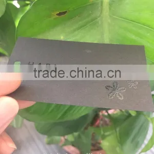 2017 China Hot Sale High Quality Black Cardboard Paper Jeans Hang Tags thumbnail-2