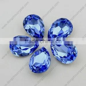 K9 Crystal Drop Colorful Crystal Fancy Stone For Wedding Dresses thumbnail-3