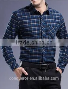 Men's Double Collar Contrast Dress Shirts MSRT0166 thumbnail-1