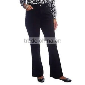Liz Claiborne Sloane Cotton Straight Leg Boot-Cut Corduroy Pants (Garment Stock Lots / Apparel Stock / Stocklots Sri Lanka) thumbnail-1