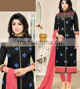 Readymade Embroidery Designer Suits/ladies Winter Suits Salwar Kameez/salwar Suits thumbnail-1