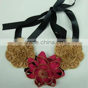 Flower Necklace,Fashion Jewelry,Costume Jewelry thumbnail-1