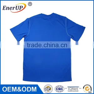 Men Clothing Sport Wear Gym Moisture Wicking Antibacterial Plain t Shirt Wholesale thumbnail-6