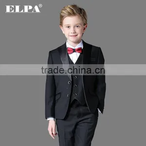 ELPA NXB0042 Fancy Designer 3 Piece Wholesale Black Kids Suit thumbnail-1