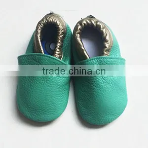 2015 Hot Selling Genuine Leather Baby Moccains Rubber Sole Moccasins thumbnail-2