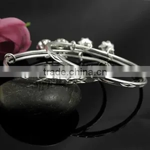 925 Sterling Silver Children Bangle Silver Bracelet 925 Silver Bracelet Magnetic Bracelet thumbnail-2
