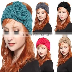 2014 Wholesale Embellished Knitted Headband thumbnail-1