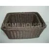 Recycled PP Bathroom Storage Baskets , Black Laundry Hamper thumbnail-1