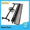 Black Powder Coated Board Cutter Stand Feet Display Brackets With Wheels BY CNC thumbnail-1