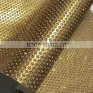Guangzhou Glitter PVC Punching Leather for Sofa thumbnail-1