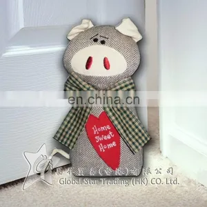 Pig Shape Cotton Toy Doorstop thumbnail-1