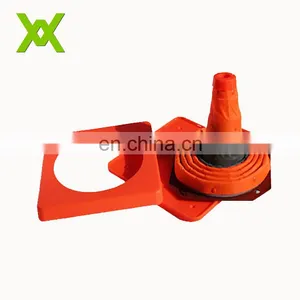 24 Inch Orange Cone Scalable Road Safety Traffic Cones thumbnail-1