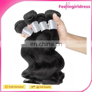 Fashion Hairstyle Black Natural Curly Real Sew In Human Human Extensions thumbnail-1