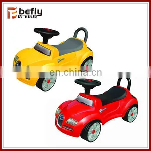 Funny Red and Yellow Plastic Baby Sliding Car on thumbnail-1