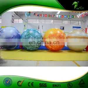 Large Led Inflatable Hanging Ball, Inflatable Planets Balloon With Led, Trade Show Balloon For Sale thumbnail-1