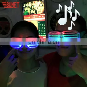 Wedding Return Gift Rechargeable Custom Logo LED Party Glasses thumbnail-3