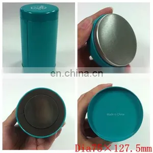 Large Round Tin Tea Can thumbnail-3