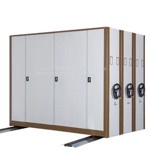 Elegant High Density Office Filing Cabinet Mechanical Mobile Shelving Storage System thumbnail-4