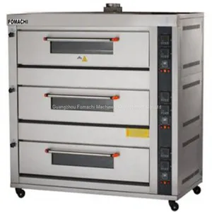 Gas Deck Oven 3 Deck 9 Trays Cake Bakery Oven FMX-O90R thumbnail-1