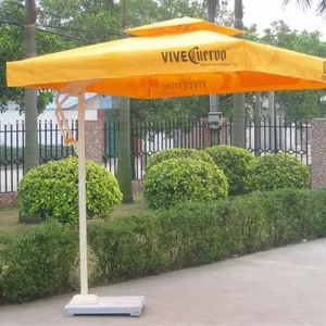 Swimming Pool Outdoor Banana Umbrella Brushed 9 Fee Low maintenance thumbnail-2